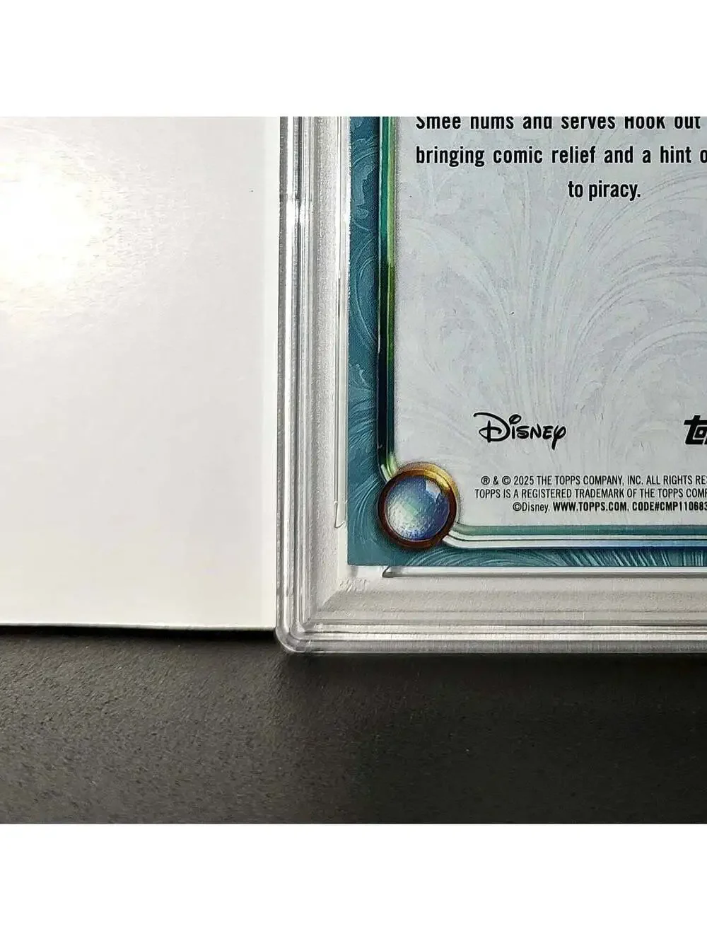 Mr. Smee 2025 Topps Disney Wonder #118 Diamond Card Peter Pan PSA 7
